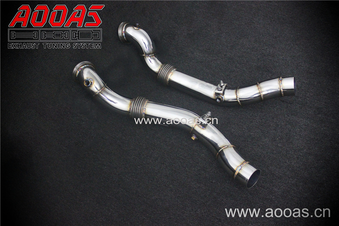 Maserati Ghibli Quattroporte All SS304 / Decat (Catless) Downpipe